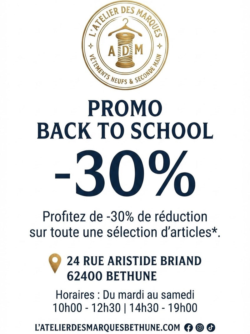 Promo back to School -30%